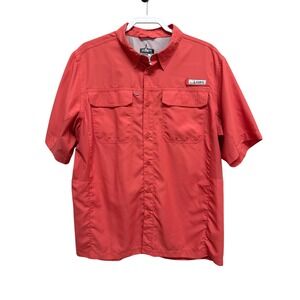 Habit (Spiced Coral) Fishing Shirt Mens Large TS10613